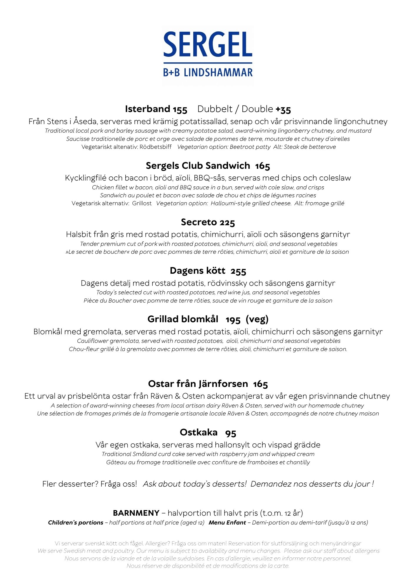 Bistromeny 2026